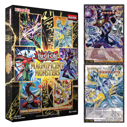 Yu-Gi-Oh! TCG Magnificent Monster 3-pack booster box English Version.