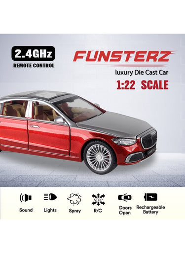1/22 Funsterz RC HCL-3906C Rolls-Royce Cullinan Die-cast RC Car White/Red Assortment