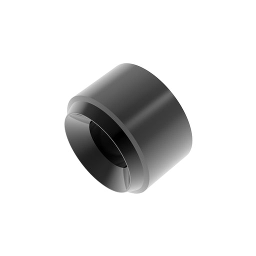 3.0mm Metal Twin Pipe (ver.2) Black (3.0/1.5mm outer/inner diameter x 2.0mm height) (10 pieces)