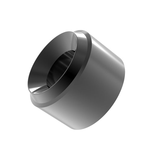 3.0mm Metal Twin Pipe (ver.2) Black (3.0/1.5mm outer/inner diameter x 2.0mm height) (10 pieces)