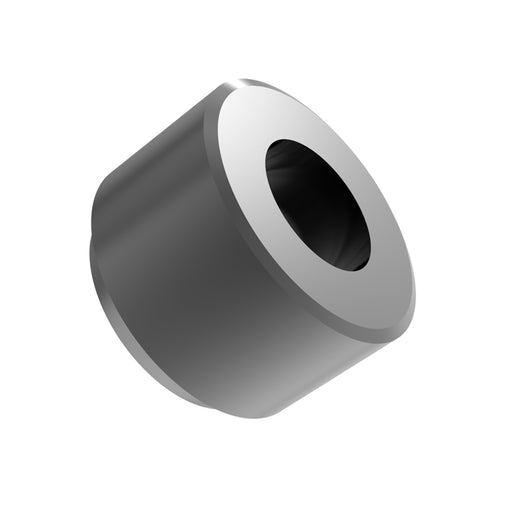 3.0mm Metal Twin Pipe (ver.2) Black (3.0/1.5mm outer/inner diameter x 2.0mm height) (10 pieces)