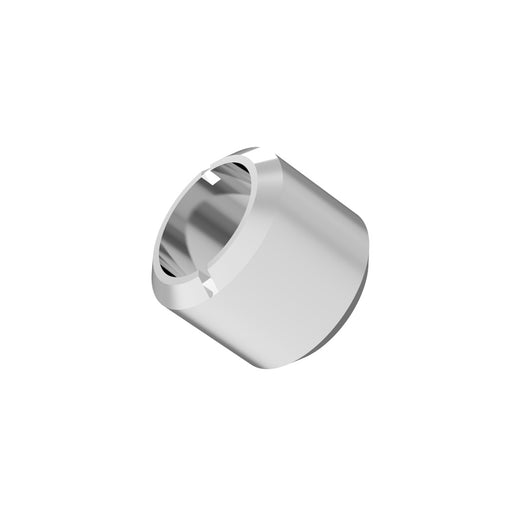 3.0mm Metal Twin Pipe (ver.3) Silver (3.0/2.1mm outer/inner diameter x 2.5mm height) (10 pieces)