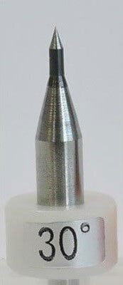 30 degrees Funtec Tungsten Carbide Scribing Needle Bit (without Handle, 3.175mm shank diameter)