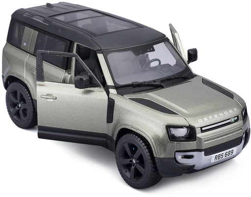 Bburago 1/24 Land Rover Defender 2022 Green Metallic