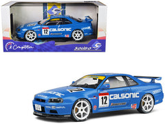 1/18 Solido Nissan Skyline GTR R34 Calsonic #12 Blue S1804307