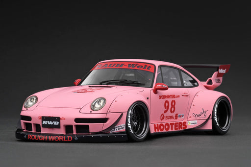 1/18 Ignition Model RWB Porsche 993 Hooters Matte Pink IG3624