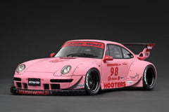 1/18 Ignition Model RWB Porsche 993 Hooters Matte Pink IG3624