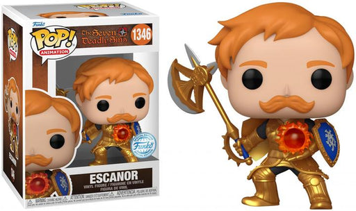 Funko Pop! Animation: Seven Deadly Sin Escanor with Axe Metallic Exc