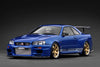 1/18 Ignition Model Nissan TOP SECRET 34GT-R (BNR34) Blue Metallic IG3848