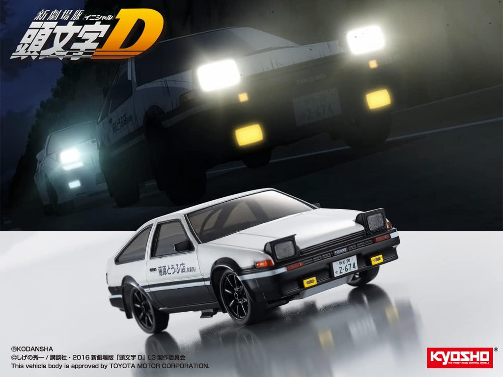 1/28 First Mini-Z Initial D Toyota Sprinter Trueno AE86 RC