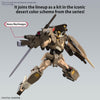 1/144 HGBM #10 Gundam Double O Command Quanta Desert Color