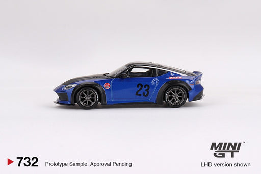 1/64 Mini GT Nissan Z LB Nation Works Seiran Blue RHD - UNSEALED (MP)