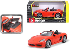 Bburago 1/24 Porsche 718 (982) Boxster 2016 Orange