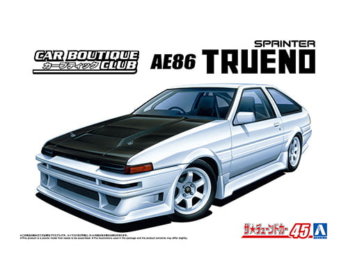 1/24 Aoshima Tuned Car #45 Car Boutique Club Toyota AE86 Trueno '85