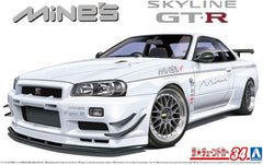 1/24 Aoshima Tuned Car #34 Mine's Nissan BNR34 Skyline GT-R '02