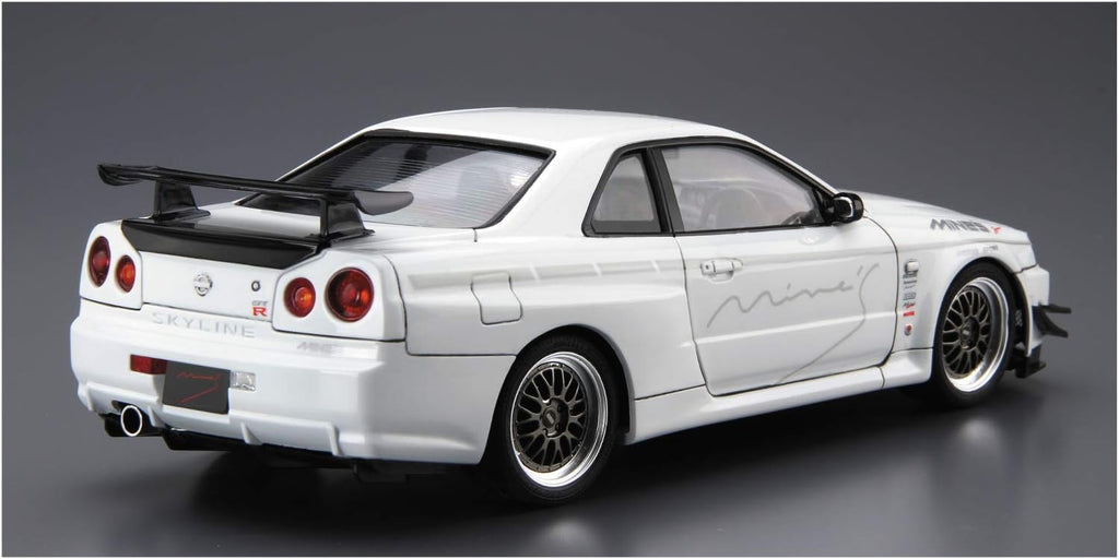 1/24 Aoshima Tuned Car #34 Mine's Nissan BNR34 Skyline GT-R '02