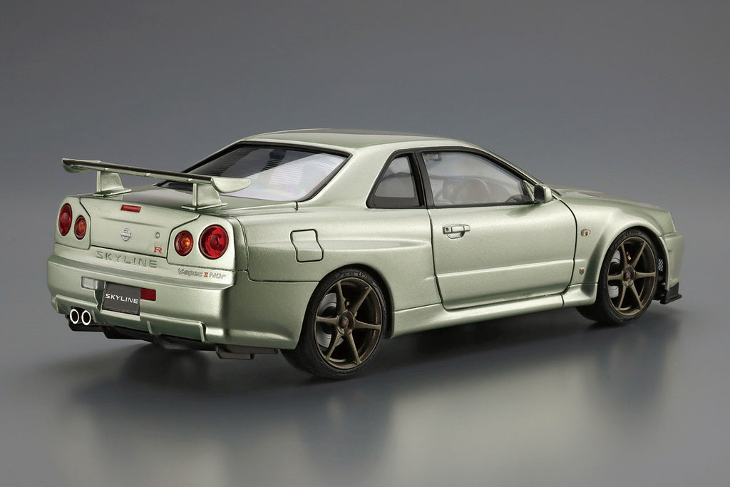 1/24 Aoshima Model Car #134 Nissan BNR34 Skyline GT-R V-SPEC II Nur. '02