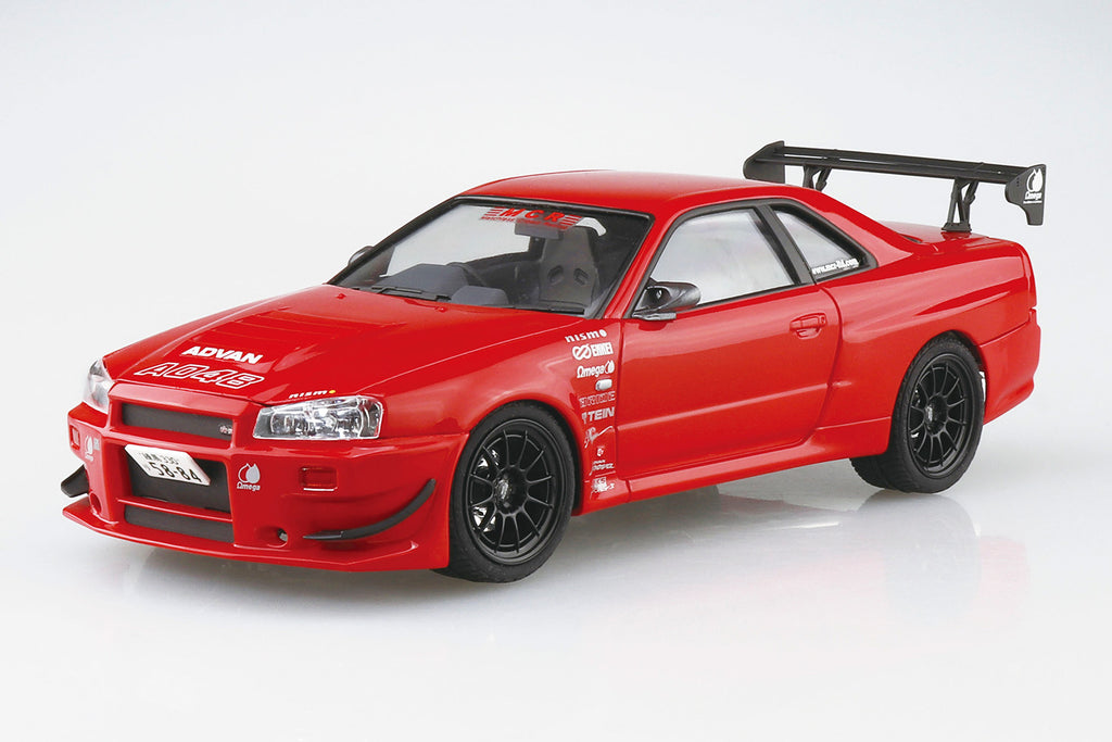 1/24 Aoshima Tuned Car #71 MCR Nissan BNR34 GT-R '02