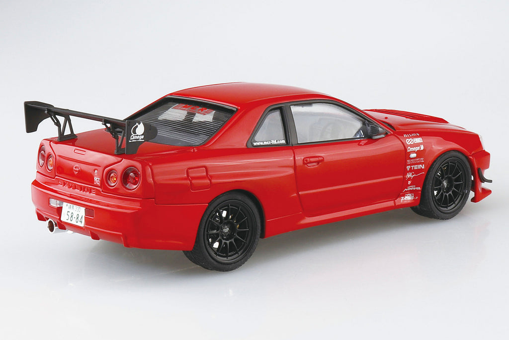 1/24 Aoshima Tuned Car #71 MCR Nissan BNR34 GT-R '02