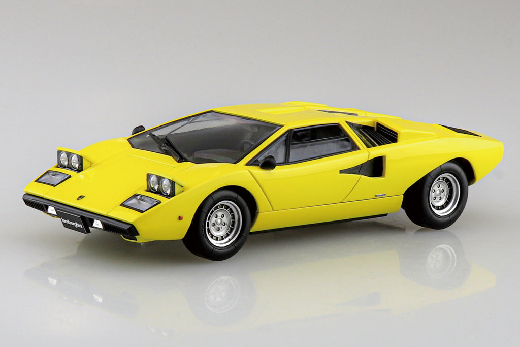 1/32 Aoshima The Snap Kit #20-B Lamborghini Countach LP400 Yellow