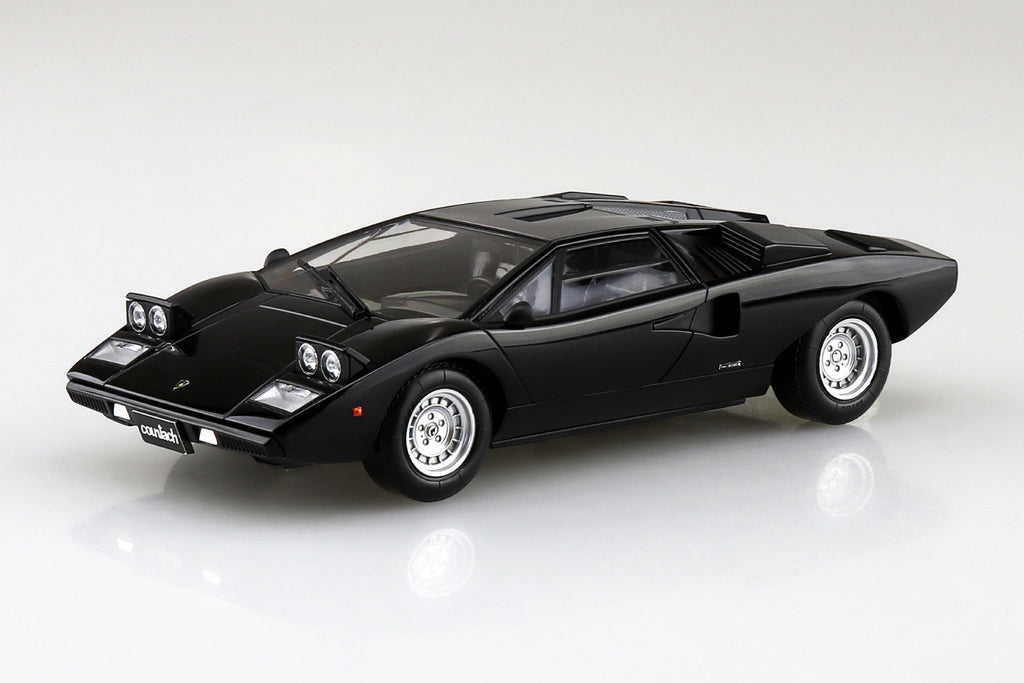 1/32 Aoshima The Snap Kit #20-F Lamborghini Countach LP400 Black