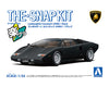 1/32 Aoshima The Snap Kit #20-F Lamborghini Countach LP400 Black