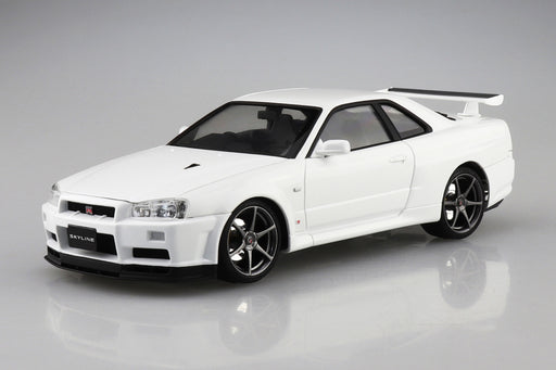 1/24 Aoshima Pre-Painted Model #3-B Nissan BNR34 Skyline GT-R V Spec-II White