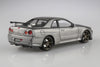 1/24 Aoshima Pre-painted Model No.3-D Nissan BNR34 Skyline GT-R V Spec II '00 Sparkling Silver