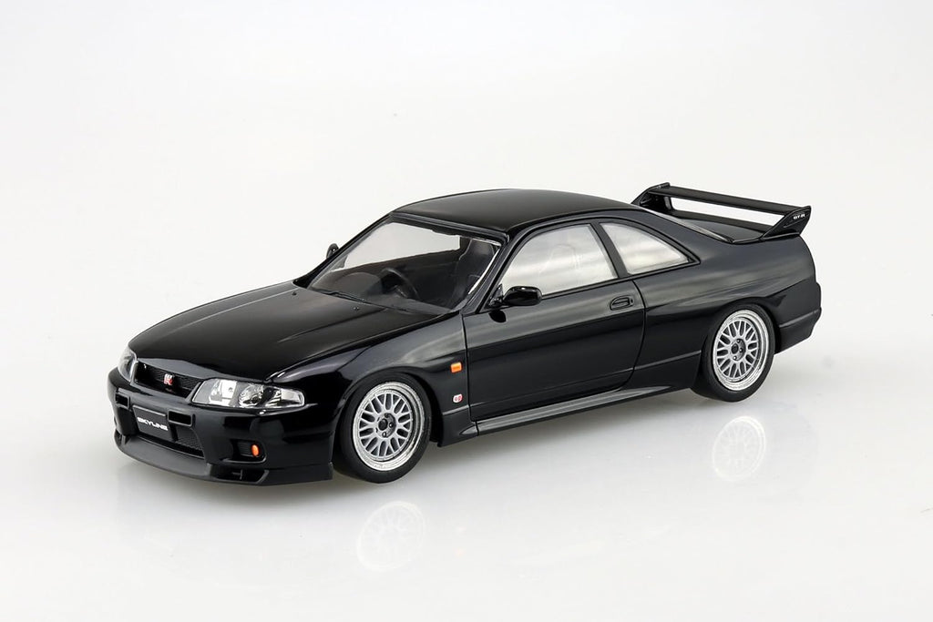 1/32 Aoshima The Snap Kit #15-SP2 Nissan R33 Skyline GTR-R Custome Wheel Black