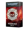 Warhammer 40K Chapter Approved Mission Deck (English)