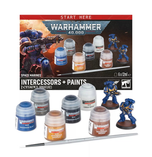 Warhammer 40K Intercessors and Paints