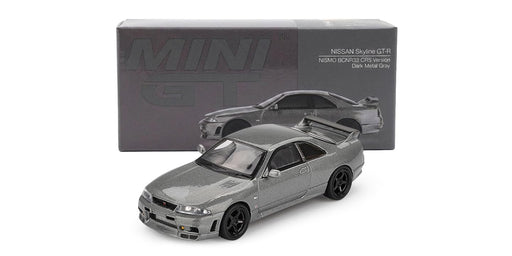 1/64 Mini GT Nissan Skyline GTR R33 Nismo BCNR33 CRS Dark Metal Gray #1128