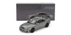 1/64 Mini GT Nissan Skyline GTR R33 Nismo BCNR33 CRS Dark Metal Gray #1128