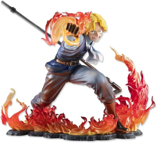 Megahouse One Piece Portrait Of Pirates Sabo - Fire Fist Inheritance Limited Edition Statue