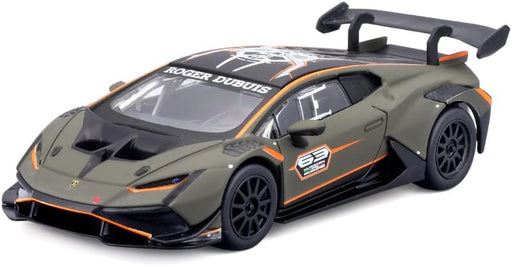 Bburago 1/43 Lamborghini Huracan Super Trofeo Evo 2 Olive Green/Black