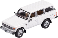 1/64 Gaincorp Toyota Land Cruiser 60 RHD White KS029-88