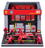 Bburago 1/43 Ferrari SF-24 Formula Pit Pass Charles Leclerc