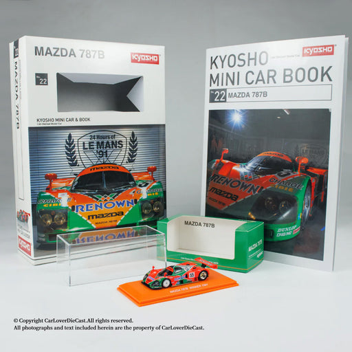 1/64 Kyosho Mazda 787B (NO.55) K07033B1-CL (Green/Orange)