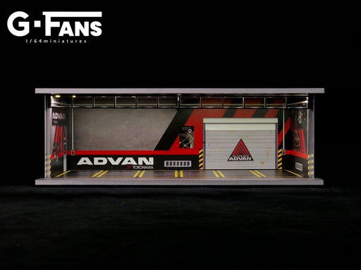1/64 G-Fans 710008 Advan Garage with LED Diorama