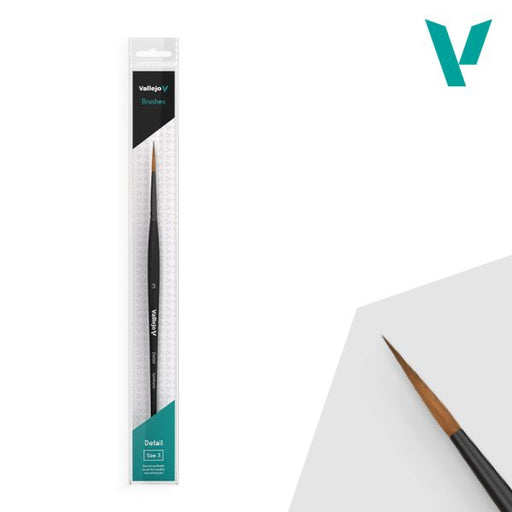 VALLEJO B02003 Round Synthetic Brush No. 3