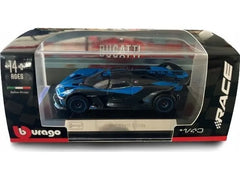 Bburago 1/43 Bugatti Bolide 2020 Blue/Carbon