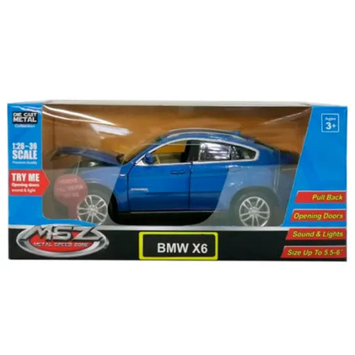 1/26 MSZ BMW X6 Red/Blue Assorted Color (Try Me Function)