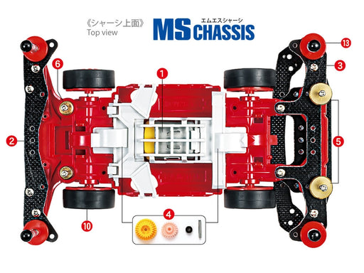 1/32 Mini 4WD PRO Avante Mk.III Nero Advanced Pack (MS Chassis)