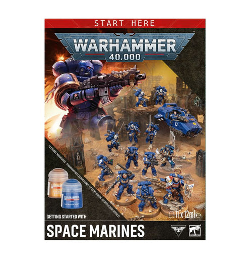 Warhammer 40K Getting Started with Space Marines NEW (English)