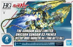 1/144 HG Unicorn Gundam 03 Phenex Destroy Mode Narrative Final Battle Ver. The Gundam Base Limited (MP)