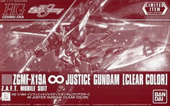 1/144 HGCE ZGMF-X19A Infinite Justice Gundam (Clear Color) Gunpla Expo 2020 Opening Anniversary Premium Bandai Limited (MP)