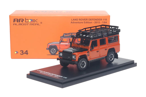 1/64 Almost Real Kaizo Land Rover Defender 110 Adventure Edition 2015 Orange (MP)