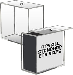 EVORETRO Pokemon TCG ETB Elite Trainer Box 4mm Acrylic Protector w/ Sliding Lid Anti-UV