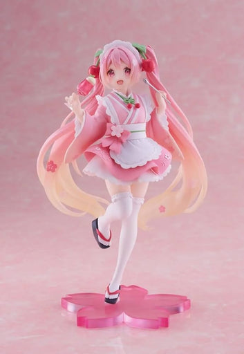 Taito Hatsune Miku Sakura Miku Japanese Style Cafe Ver. Coreful Figure