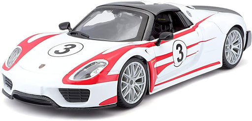 Bburago 1/24 Porsche 918 Spyder White
